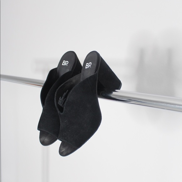 Black suede BP Mule - Picture 4 of 5